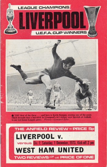 Match programme